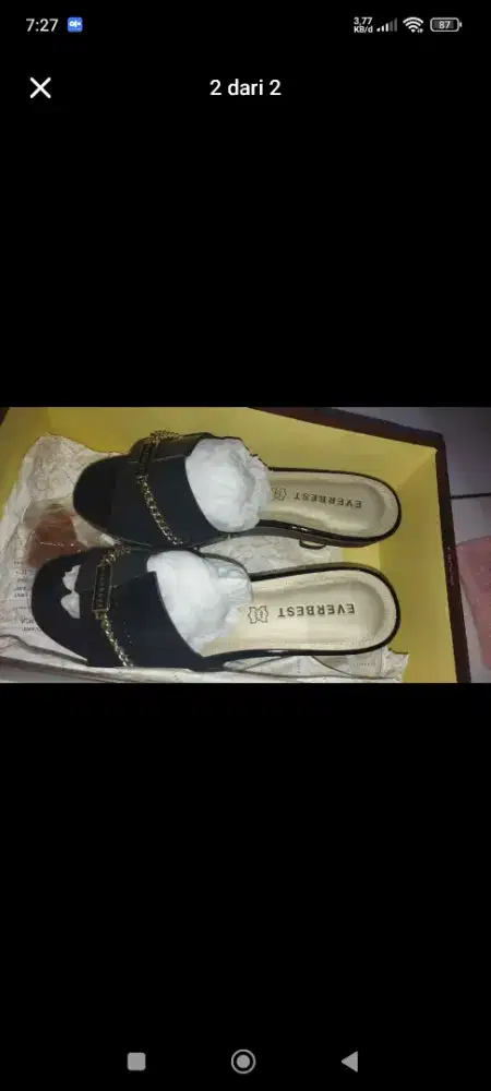 Dijual sendal high heels Everbest Chesa Second msh mulus kaya baru