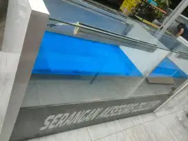 Dijual etalase kaca keren multifungsi