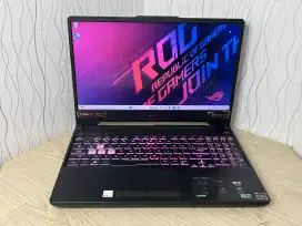 asus tuf a15 Amdy ryzen 7 ram 16/512 rtx 3050 siap pakai