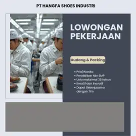 Butuh cepat tenaga gudang dan packing