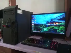 Pc gaming editing / intel core i5,,ram 8gb,,monitor 19inch fullset