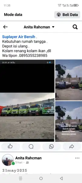 Suplayer Air isi ulang