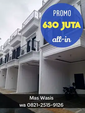 JAKARTA SELATAN Rumah Rooftop 2-lt FREE SHM