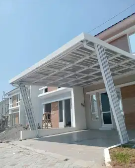 Kanopi minimalis modern termurah baja ringan dan besi