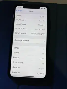 Iphone 11 second 64 gb ibox