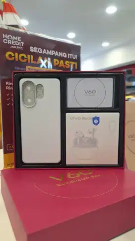 Promo Vivo V60 5G Kuota Gift Sisa 1 + Potongan CC 750k + Potongan TT