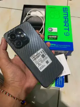 Infinix smart 9 4+4/128 GB fullset no minus jual harga pas net gan .