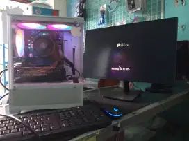 PC AMD RYZEN 5 4500 VGA GIGABYTE RX6500XT SSD 512GB NVME WIN 11 ORI