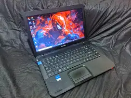 Laptop Toshiba ram 4gb slim anti lemot