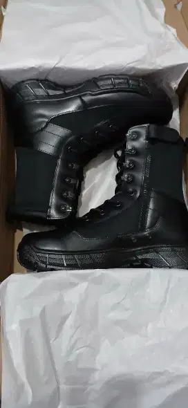 Sepatu Tactical Lapangan PDL Jatah Kmcad Kemhan Resleting Terbaru 2025