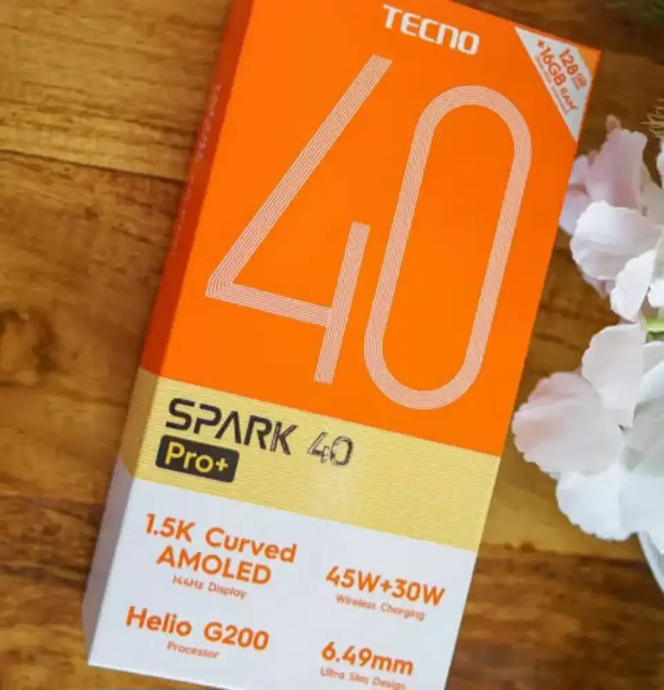 Tecno Spark 40 Pro Plus + - Pro+ 8/128 - 8/256 BNIB Garansi Resmi
