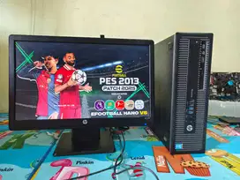 sepaket mini PC HP intel i5 plus LED ram 16gb HDD 1tb Full app dan gam
