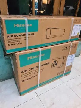 AC HISENSE 1/2PK R32 BARANG NEW