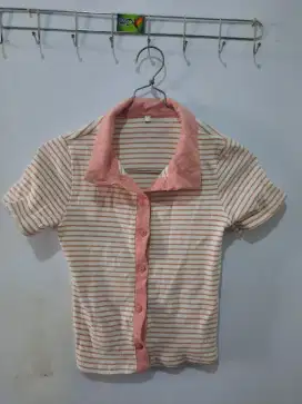 Crop top soft pink
