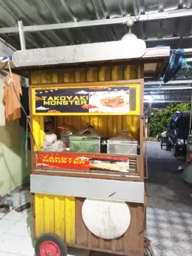 sale gerobak takoyaki monsters & disum mentai
