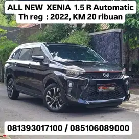 ALL NEW  XENIA  1.5 R Automatic
Tahun registrasi : 2022 ,plat AD