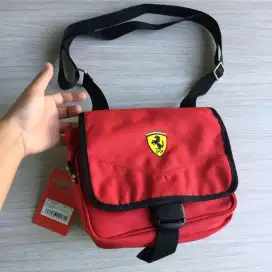 Ferrari Official Crossbody Sling Bag Original Tas Selempang Supercar