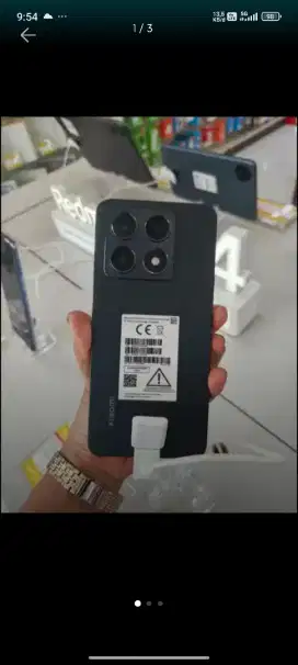 Jual cepat xiomi 14t ram 16gb/512 warna hitam