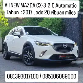 All NEW MAZDA CX-3 2.0  Automatic
Th 2017, odo 20 rb an miles, plat AD