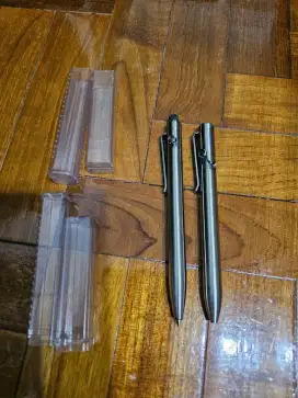 Tactile Turn Titanium Bolt Action Pen Pulpen & Pensil Set