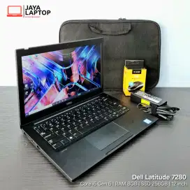 Dell Latitude 7280 Core i5 RAM 8GB SSD 256GB Slim Laptop Second Bekas
