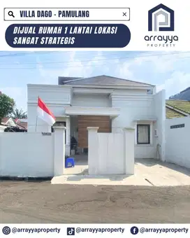 RUMAH RAPI SIAP HUNI POSISI HOOK!! DI VILLA DAGO PAMULANG. HR37