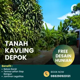 Tanah Kavling Kedaung Sawangan Depok, Terima Lahan Siap Bangun,