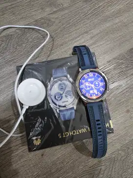 Huawei Watch GT 5 Biru Mull Fullset Ori