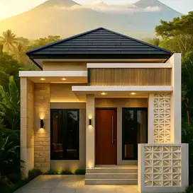 Promo Free Biaya RUMAH MODERN 1 LANTAI Wonorejo Rungkut Surabaya Timur