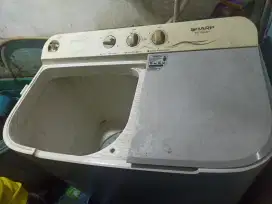 Mesin cuci sharp 9kg 2tabung