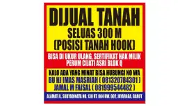 Di Jual Tanah Kavling DiPerum Cijati Asri Blok Q