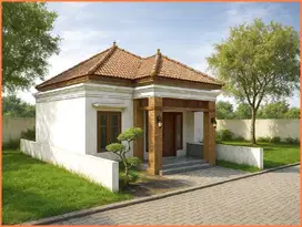 Imogiri Bantul, Rumah Model Bali Style 1 Lantai Dekat Sate Pak Pong
