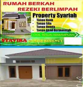 hunian asri dan islami diperumahan syariah ditembung tanpa bank
