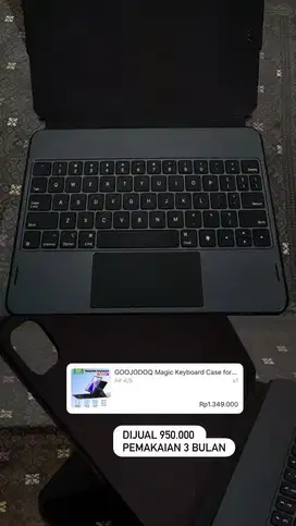 GOOJODOQ Magic Keyboard Case for IPAD