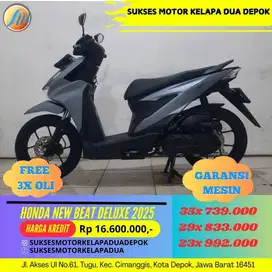 HONDA NEW BEAT DELUXE 2025 CASH/KREDIT SYARAT MUDAH KTP/KK