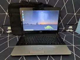 Laptop acer E1-431 ram 4 siap pakai lancar jaya