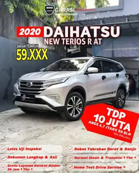 ‼️TDP 10 JT‼️ Daihatsu New Terios R AT 2020 mulus km low