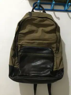 DIJUAL Tas Fossil Estate Fabric Backpack Brown