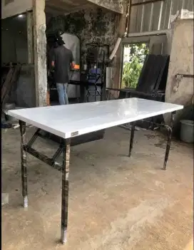 Meja lipat meja makan meja usaha meja cafe meja kafe