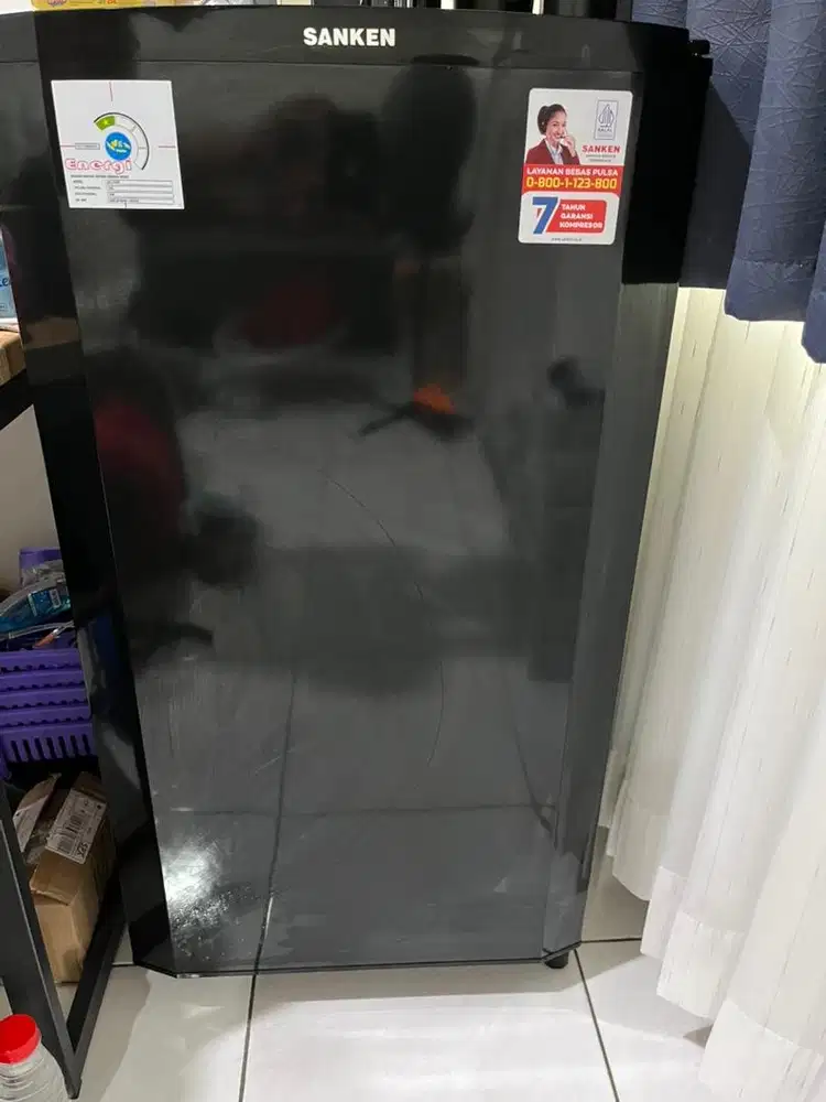 Kulkas 1 (Satu) Pintu: Sanken SK-V165PA Hitam