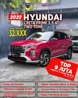 ‼️TDP 9 JT‼️ Hyundai Creta prime AT 2022 Two tone