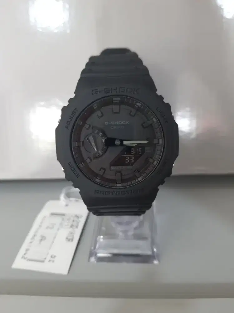 GSHOCK 2100-1A1DR Original Full Black Baru Garansi Resmi