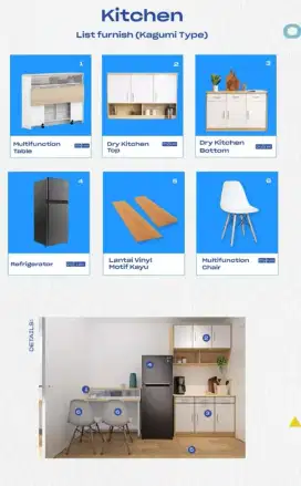 Dijual Cepat Furnitur Apartemen