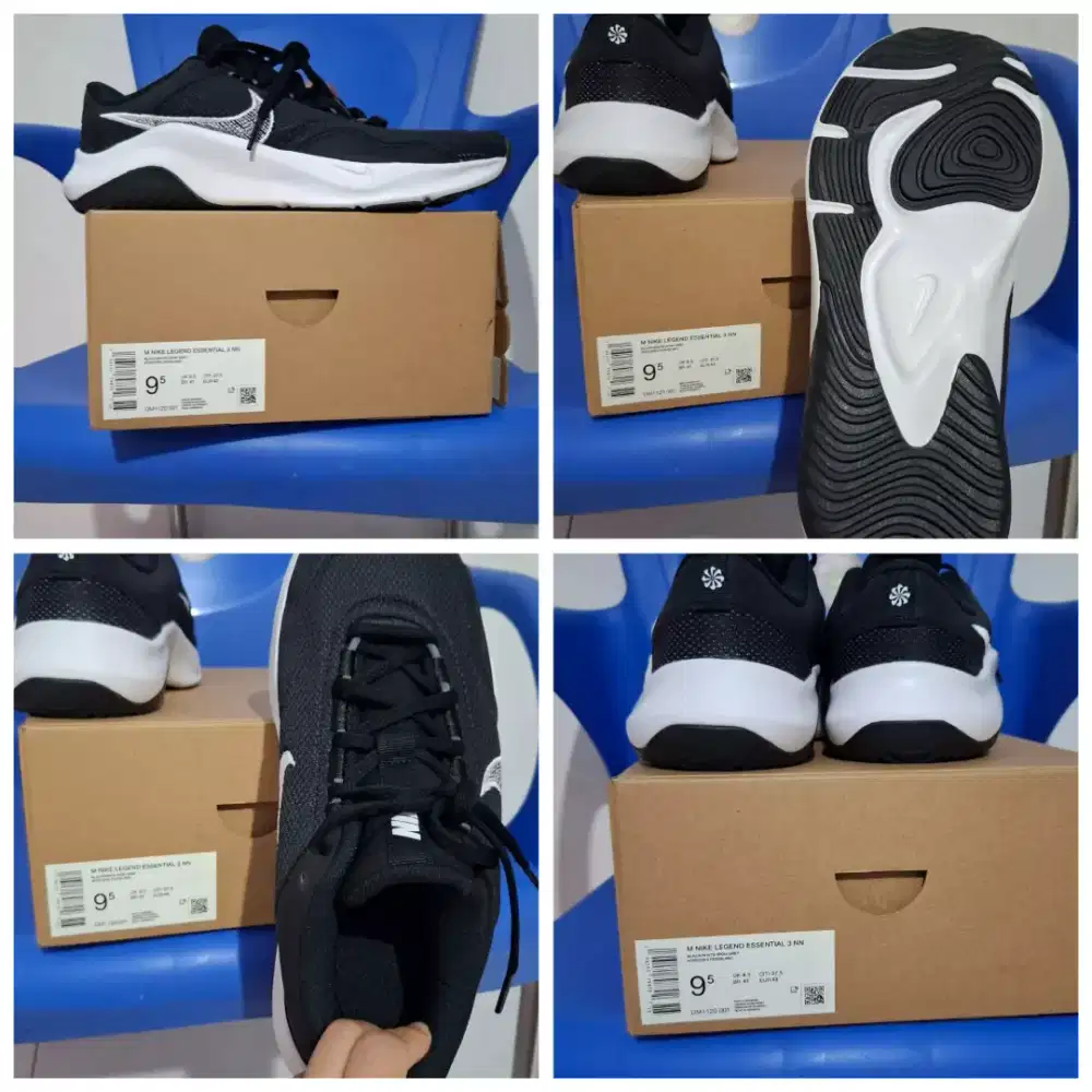 Sepatu Nike Men Legend Essential 3 Black Size 43 BrandNew Original100%