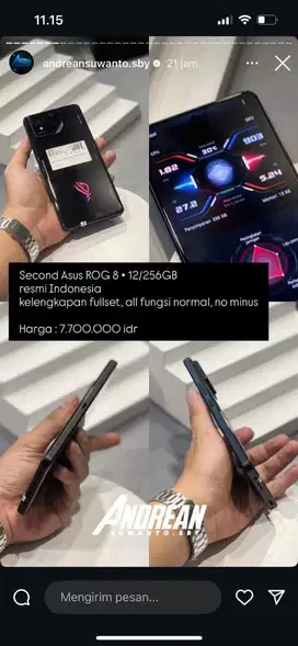 Asus RoG phone 8 12/256gb