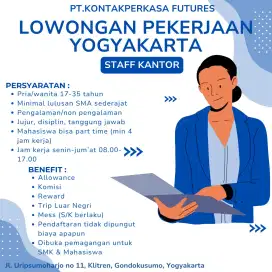 Lowongan pekerjaan part time/ full time