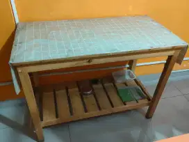 Dijual meja kayu serbaguna