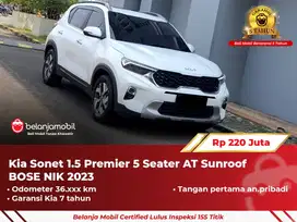 [ GARANSI 5TH ] Kia Sonet 1.5 Premier 5 Seater Sunroof BOSE 2023/2024