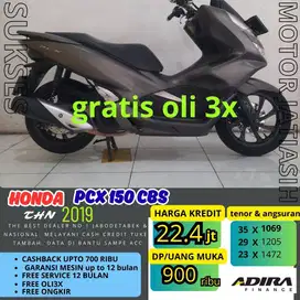 HONDA PCX 150 CBS 2019 bisa cash dan kredit data bisa di bantu