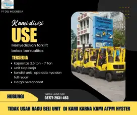Hyster forklift bekas